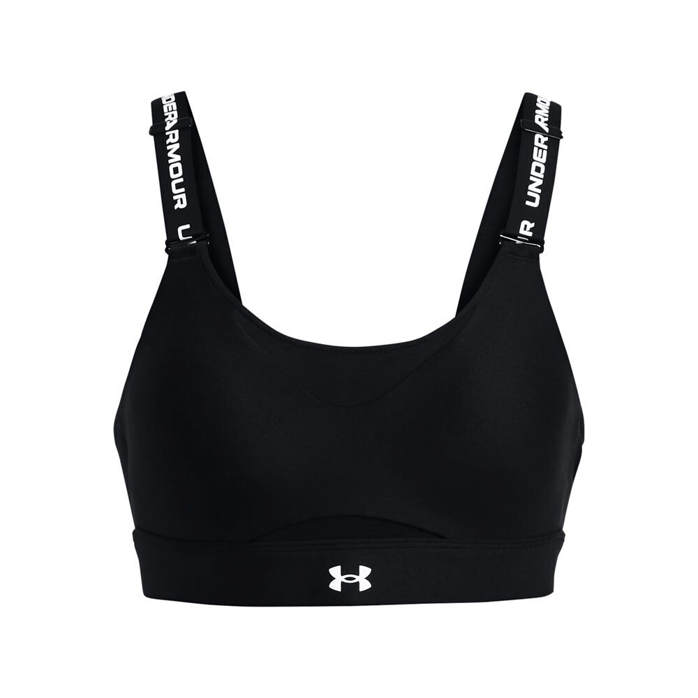 Biustonosz damski Under Armour Infinity High 2.0 Bra Black/White L D-DD