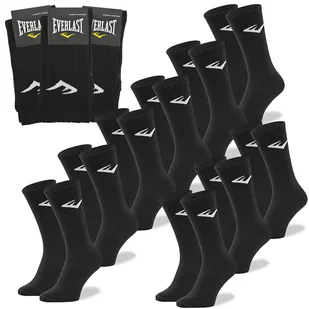 EVERLAST Skarpety Męskie 9 par Sportowe Długie Czarne Rozmiar 43-46 - Skarpetki męskie EVERLAST Skarpety Męskie 9 par Sportowe Długie Czarne Rozmiar 43-46 - Skarpetki męskie - miniaturka - grafika 1