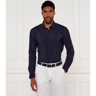 BOSS BLACK Koszula P-ROAN-kent-C1-233 Slim Fit - Koszule męskie - miniaturka - grafika 1