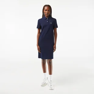 Damska Sukienka LACOSTE DRESSES EF7767.166 – Granatowy - Sukienki - miniaturka - grafika 1