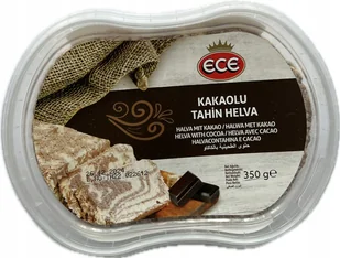 CHAŁWA TURECKA KAKAOWA O SMAKU KAKAO HELVA SMAK KAKAOWY ECE SEZAMOWA - 350G - Chałwa - miniaturka - grafika 1