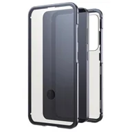 Etui i futerały do telefonów - Black Rock Etui na telefon komórkowy Samsung Galaxy S25 (rama wykonana z aluminium, ochrona 360°, bezprzewodowe ładowanie, ochrona telefonu komórkowego i wyświetlacza, cienkie, ochrona przed - miniaturka - grafika 1