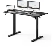 Biurka gamingowe - Biurko SENSE7 NOJO LIGHT Czarne 120 cmx60 cm - miniaturka - grafika 1