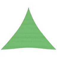 Parasole ogrodowe - vidaXL Lumarko Żagiel przeciwsłoneczny, 160 g/m, jasnozielony, 3,6x3,6x3,6 m! 311308 - miniaturka - grafika 1