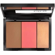 Palety i zestawy do makijażu - IsaDora Face Sculptor 3-in-1 Palette Intense Peach - miniaturka - grafika 1