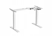 Biurka - Stelaż biurka ELETKRYCZNY podnoszony DRIVE jednosilnikowy BIAŁY - miniaturka - grafika 1