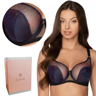 Biustonosz GAIA Semi-Soft Daniela 1170 półusztywniany granatowy  65H - Biustonosze - miniaturka - grafika 1