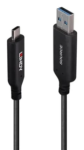 Lindy 43397 kabel USB USB 3.2 Gen 1 (3.1 Gen 1) 50 m USB A USB C Czarny - Kable komputerowe i do monitorów - miniaturka - grafika 1