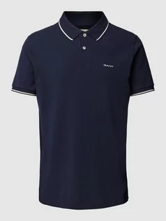 Koszulki męskie - Koszulka polo z wyhaftowanym logo model ‘TIPPING’ - grafika 1