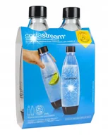 Akcesoria i części AGD - Zestaw butelek SodaStream Fuse czarne do zmywarki - miniaturka - grafika 1