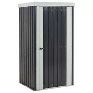 Altany ogrodowe - Stalowy domek narzędziowy szary UMBRIA - miniaturka - grafika 1