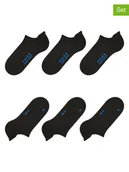 Skarpetki męskie - Falke Sportowe skarpety-stopki (3 pary) w kolorze czarnym - miniaturka - grafika 1