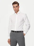 Koszule męskie - Calvin Klein Koszula K10K113164 Biały Slim Fit - miniaturka - grafika 1