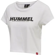 Koszulki i topy damskie - Hummel Koszulka sportowa hml Legacy Woman Cropped T-shirt r. M - miniaturka - grafika 1
