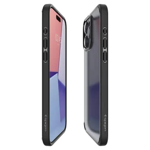 Etui APPLE IPHONE 15 PRO Spigen Ultra Hybrid Crystal Frost czarne - Etui i futerały do telefonów - miniaturka - grafika 5