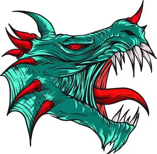 Naprasowanka Smok dragon potwór 4 - Pasmanteria Naprasowanka Smok dragon potwór 4 - Pasmanteria - miniaturka - grafika 1