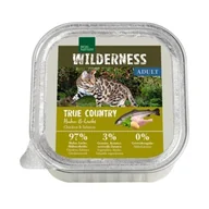 Mokra karma dla kotów - REAL NATURE WILDERNESS Adult 16 x 100 g True Country kurczak i łosoś - miniaturka - grafika 1