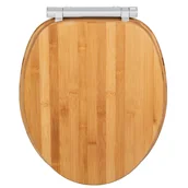 Deski sedesowe - Drewniana wolnoopadająca deska sedesowa Wenko Bambusa, 35x41 cm - miniaturka - grafika 1