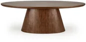 Stoły - Stół owalny VAGNER 220x98 orzech HALMAR - miniaturka - grafika 1