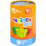 Przybory szkolne - Kredki Misiaki BABY dla dzieci 1+ 12 sztuk (43957) 160-2349 - miniaturka - grafika 1