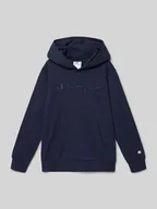 Swetry dla chłopców - Bluza o kroju regular fit z kapturem i wyhaftowanym logo model ‘Icons’ - miniaturka - grafika 1