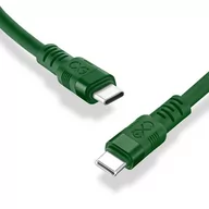 Kable USB - Kabel USBC-USBC eXc WHIPPY Pro 0.9m butelkowa zieleń - miniaturka - grafika 1