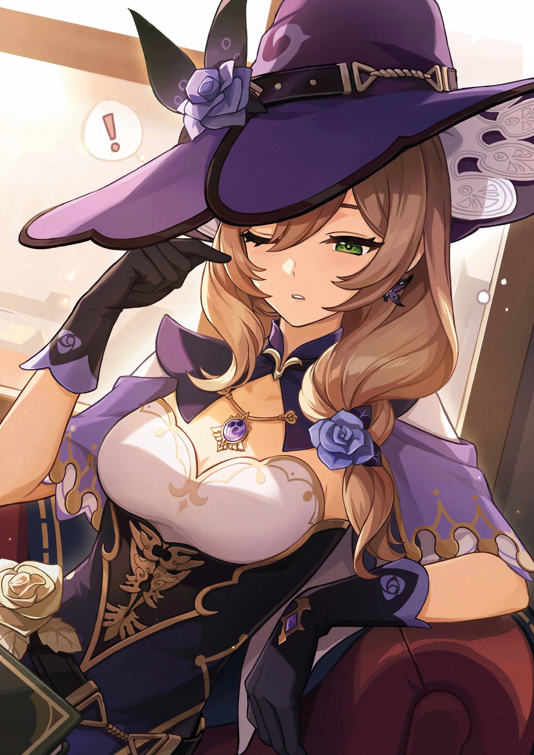 Plakat A3 Genshin Impact Anime Gra Lisa Minci