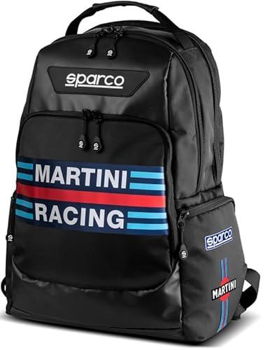 Sparco Torba SUPERSTAGE Martini-R Plecak, Dorosły Unisex, Czarny (czarny), Jeden rozmiar