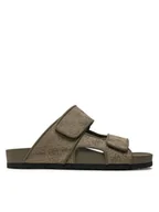 Klapki i japonki męskie - Guess Klapki Igea II Jqd 4g FMGIGJ FAL03 Khaki - miniaturka - grafika 1