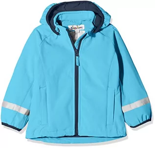 Kurtki i płaszcze dla dziewczynek - Playshoes Dziecięca kurtka softshellowa, uniseks, 23 – niebieski (aquablau), 104 - grafika 1