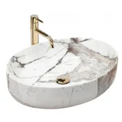 Umywalki - Rea Umywalka nablatowa REA Queen Thunder Shiny - miniaturka - grafika 1