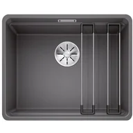 Zlewozmywaki - Blanco ETAGON 500-F Silgranit PuraDur Szarość skały InFino szyny 526344 526344 - miniaturka - grafika 1