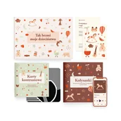 Pamiętniki, dzienniki, listy - Box prezentowy dla niemowlaka – muzyczna wyprawka pomelody - miniaturka - grafika 1