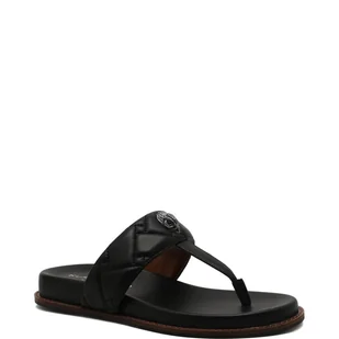 Kurt Geiger Skórzane japonki 225-KENSINGTON T-BAR - Klapki i japonki damskie - miniaturka - grafika 1