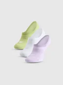 Skarpetki damskie - 4F Skarpetki casual stopki (3-pack) damskie - multikolor 35-38 - miniaturka - grafika 1