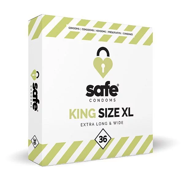 safe Prezerwatywy - Safe King Size XL Condoms 36 szt
