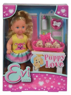 Simba Lalka "Evi - Puppy Love" - 3+ - Lalki dla dziewczynek - miniaturka - grafika 1