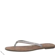 Kapcie damskie - Tamaris Damskie kapcie 1-27124-42, Silver Glam, 36 EU - miniaturka - grafika 1
