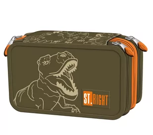 St. Majewski Piórnik szkolny potrójny z wyposażeniem PC5 T-Rex Junior - Piórniki - miniaturka - grafika 1