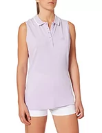 Koszulki i topy damskie - Lotto Damska koszulka polo, Viola E Bianco, L - miniaturka - grafika 1