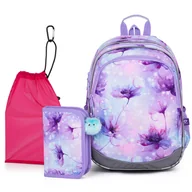 Plecaki szkolne i tornistry - Topgal Komplet szkolny ELLY 24050 SET MEDIUM - miniaturka - grafika 1