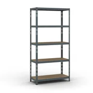 Szafy i regały magazynowe - B2B Partner Regał półkowy 1790 x 900 x 400, nośność 175 kg 540013 - miniaturka - grafika 1