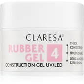 Żele do paznokci - Claresa Żel budujący Rubber żel 4 45g - miniaturka - grafika 1
