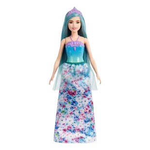 Barbie Dreamtopia lalka księżniczka niebieskie włosy - Lalki dla dziewczynek - miniaturka - grafika 1