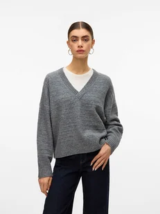ONLY Sweter w kolorze antracytowym - Swetry damskie - miniaturka - grafika 1