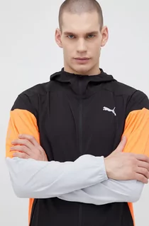 Kurtki męskie - Puma kurtka do biegania RUN Lightweight kolor czarny przejściowa - grafika 1