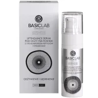 Kosmetyki pod oczy - BasicLab Liftingujące Serum pod Oczy i na Powieki z 10% Kompleksem Peptydów i Ceramidami 30ml - miniaturka - grafika 1