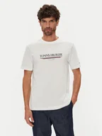 Koszulki męskie - Tommy Hilfiger T-Shirt Brand Love MW0MW40324 Biały Regular Fit - miniaturka - grafika 1