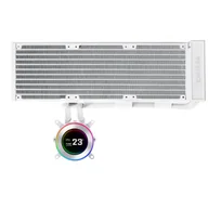 Tuning komputera - akcesoria - Lian Li GA II Hydroshift II LCD-C 360N Obudowa komputera Radiator Biały - miniaturka - grafika 1