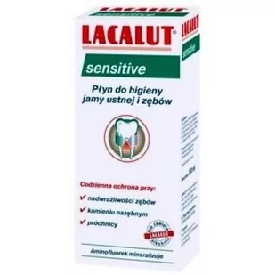 Natur Produkt Lacalut Sensitive 250 ml - Płyny do płukania jamy ustnej - miniaturka - grafika 1